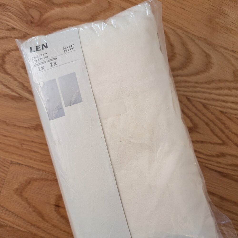 IKEA Len Sheets White for Expandable Mattress